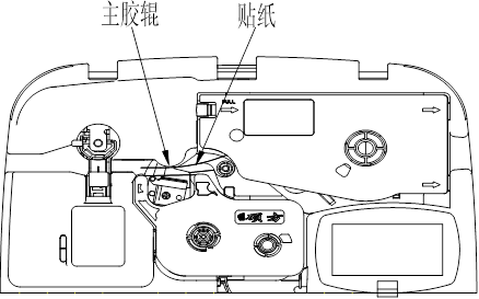 标签线号两用机安装标签